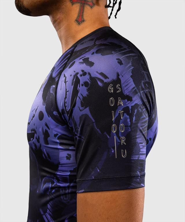 Venum Rashguard x Jujutsu Kaisen Gojo Kurzarm – Lila
