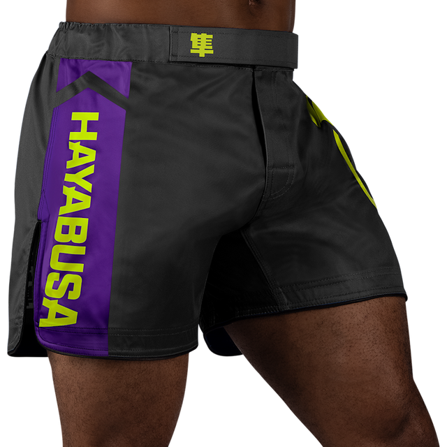 Hayabusa MMA-shorts Icon – Svart/Neon