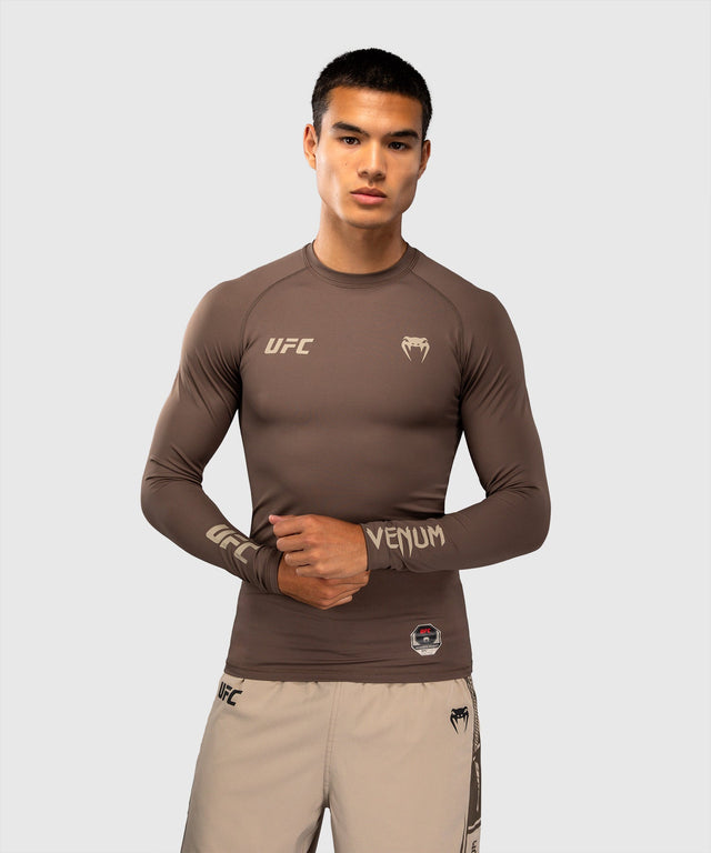 Venum UFC Rashguard Unity Long Sleeves – Brown