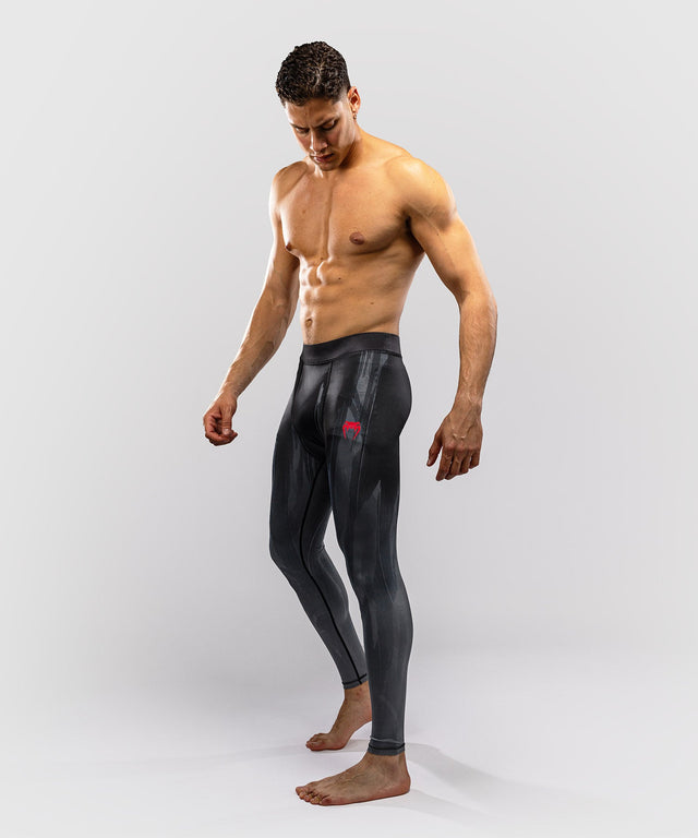 Pantaloncini a compressione Venum Demon – Nero/Grigio