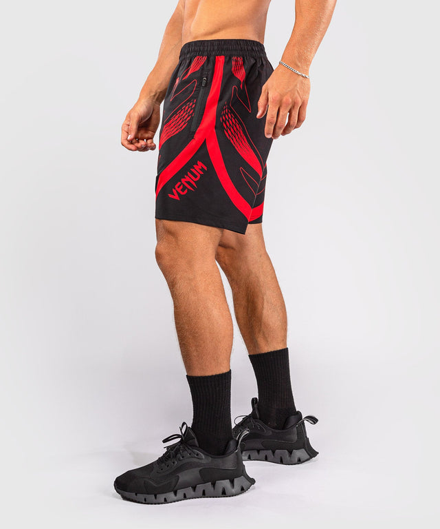 Pantaloni scurți de antrenament Venum Amazonia Reborn – Negru/Roșu