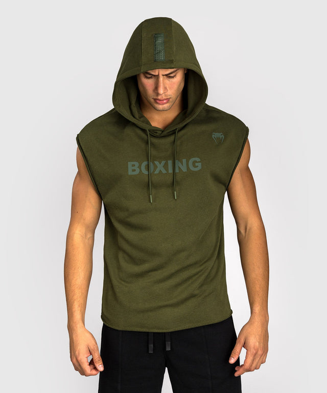 Venum Canotta Hoodie Boxing VT – Militare Verde