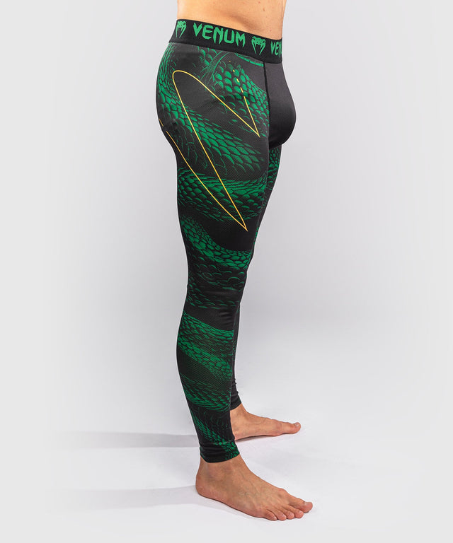 Mallas de compresión Venum Matupa – Negro/Verde/Oro