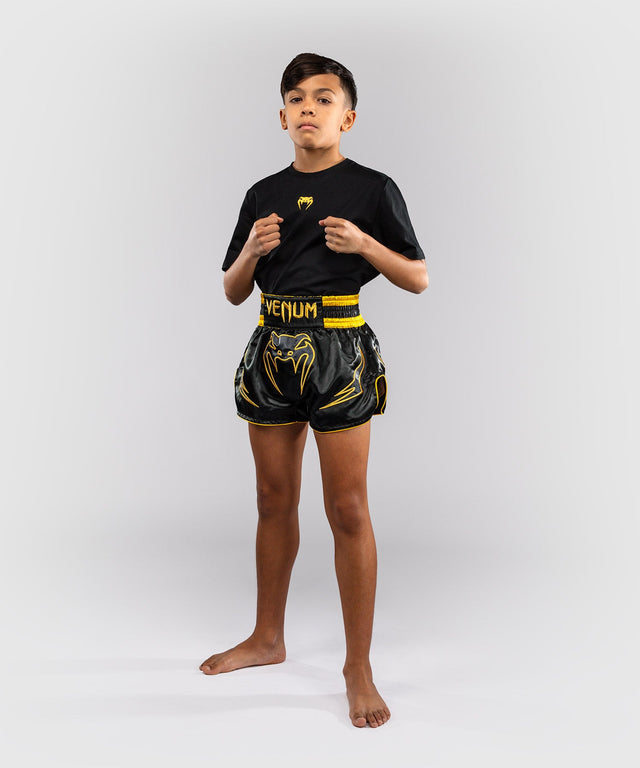 Venum Muay Thai-shorts Bangkok Fury Barn - Svart/Guld