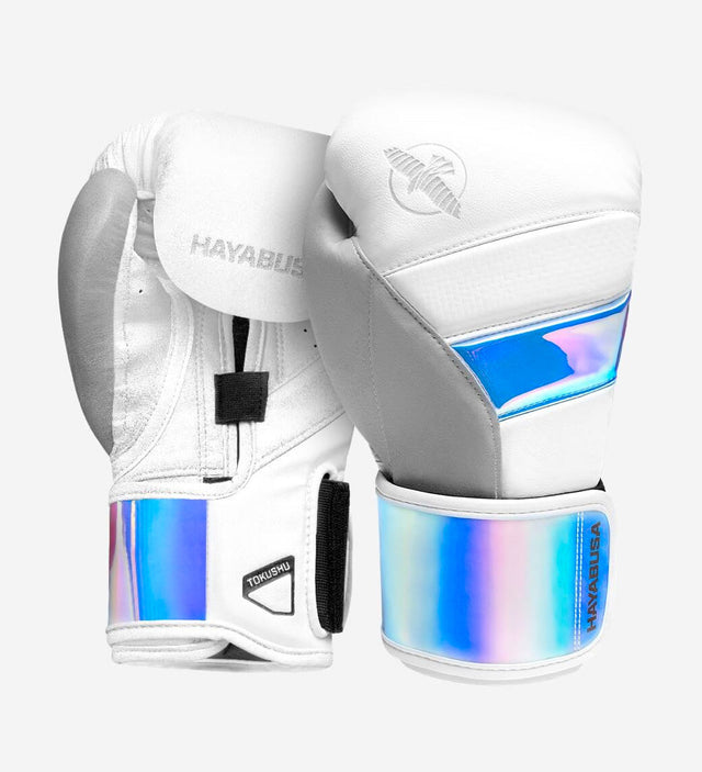 Luvas de boxe Hayabusa T3 – Branco/Fluo Platinum