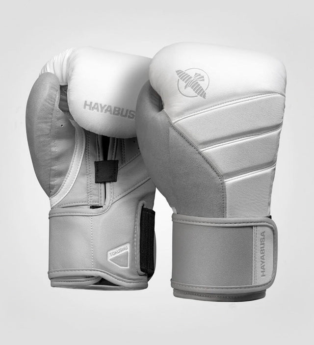 Mănuși de box Hayabusa T3 – Alb/Gri