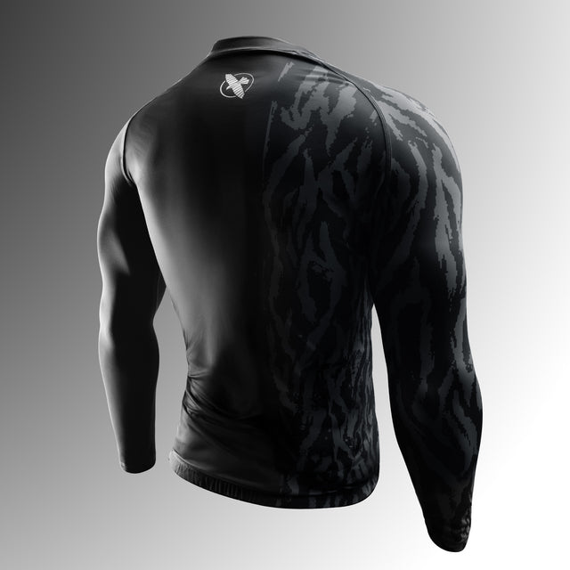 Hayabusa Rashguard Apex Långärmad – Kolsvart
