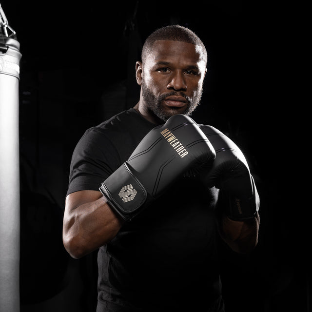 Guantes de boxeo Hayabusa x Mayweather Contender – Negro/Oro