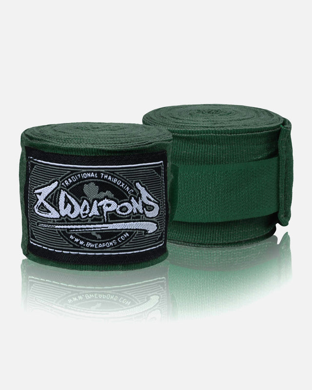 8 WEAPONS Boxerské bandáže – Tmavě zelené