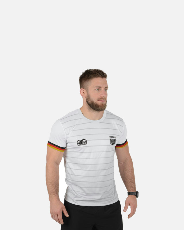 T-shirt de treino Phantom Athletics EVO Germany Classic – Branco