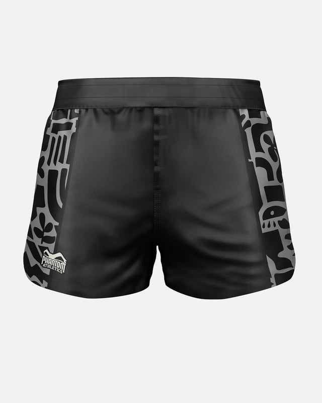 Pantaloncini MMA Phantom Athletics Fusion-R Groundgame – Nero/Grigio