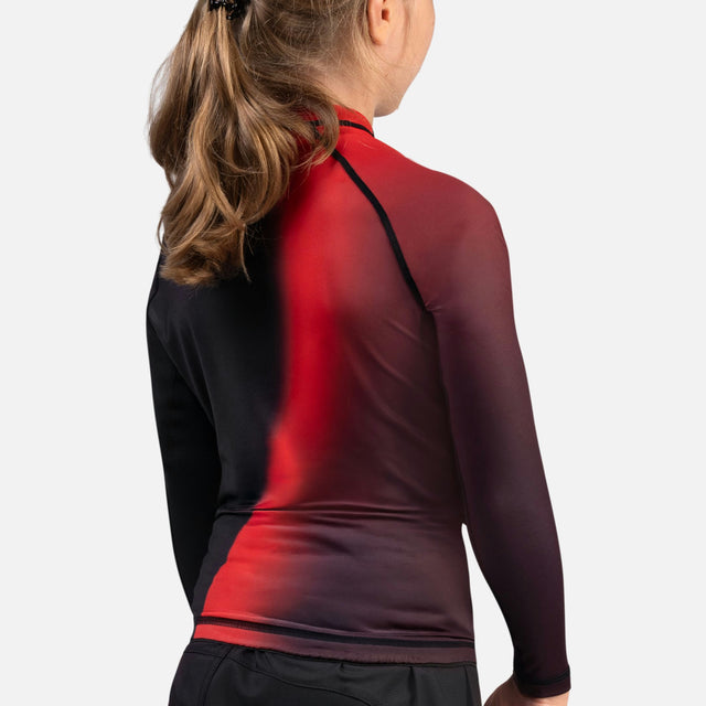 Rashguard Hayabusa Apex Nova Manches Longues Enfant - Rouge