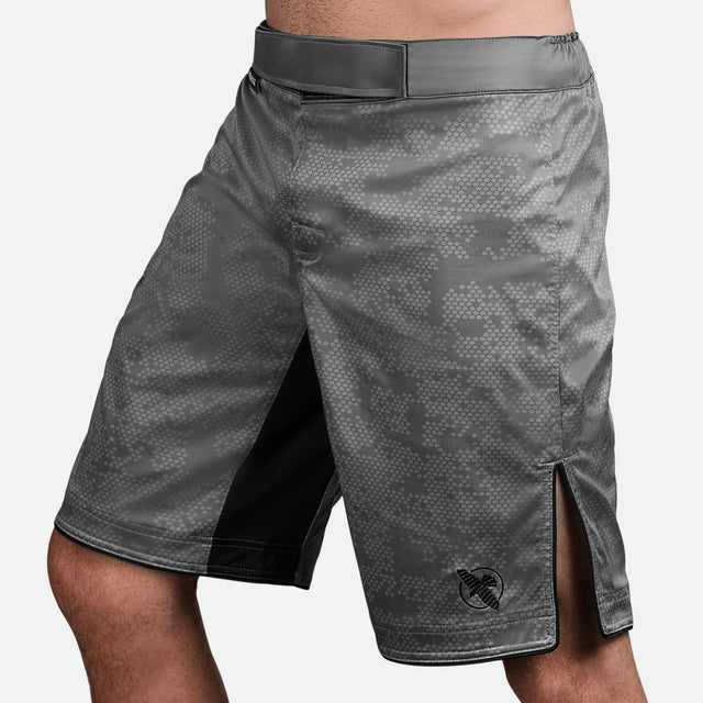 Shorts de MMA Hayabusa Hexagon – Gris