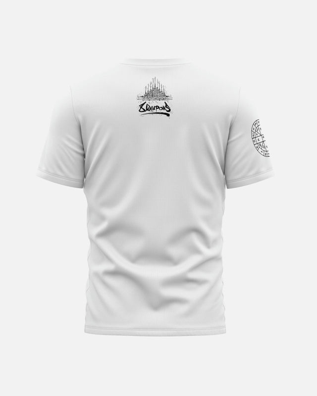 Camiseta 8 WEAPONS Yantra – Blanco