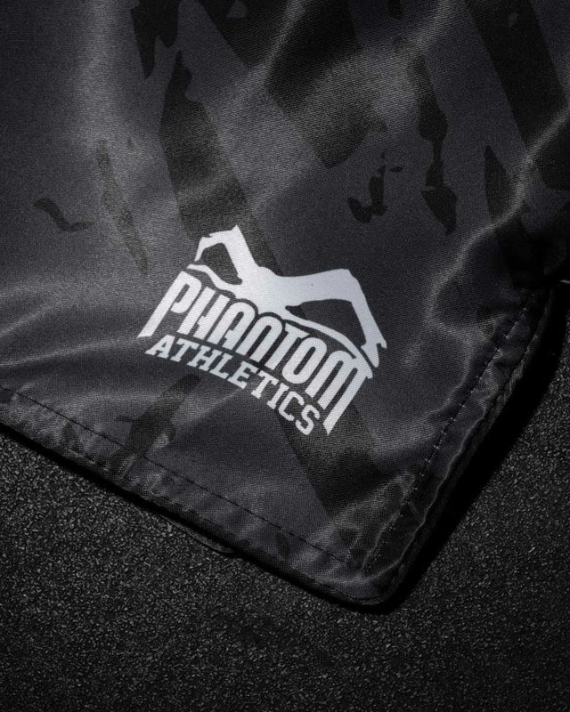 Pantaloni scurți Muay Thai Phantom Athletics Tiger Camo – Gri