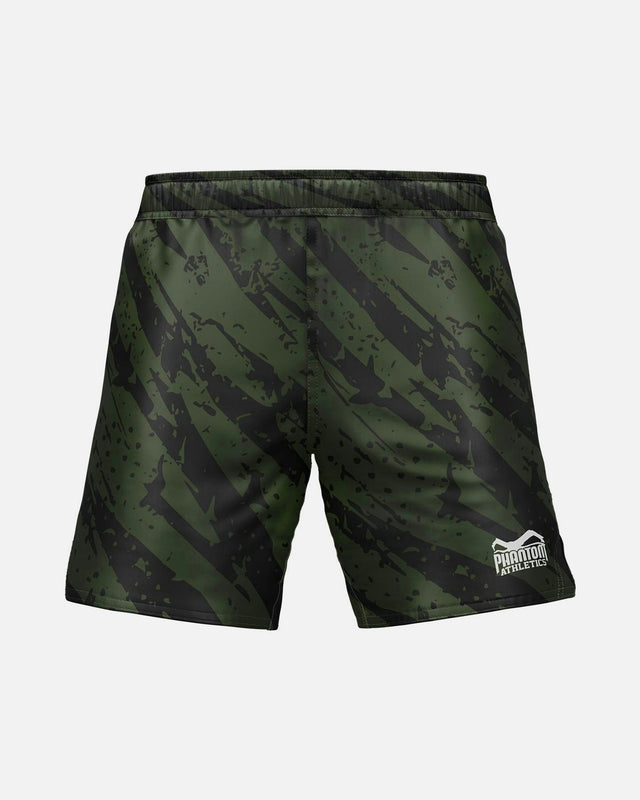 Shorts de MMA Phantom Athletics EVO Tiger Camo – Gris