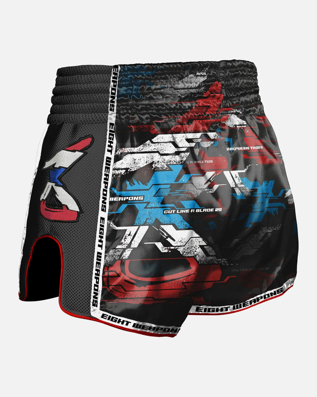 Muay Thai trenky 8 WEAPONS Cut Like A Blade 2.0 – Černé