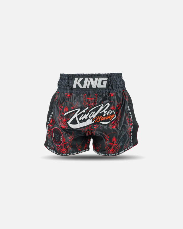 Calções de Muay Thai King Pro Boxing Devil – Preto