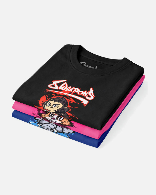 8 WEAPONS T-Shirt Joe – Black/Red
