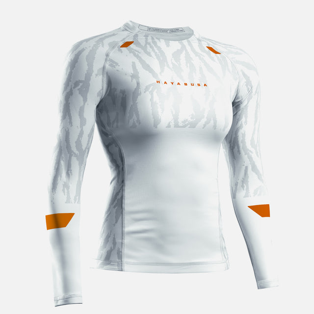 Rashguard Hayabusa Apex Vantage Dlouhý rukáv Dámský – Bílý