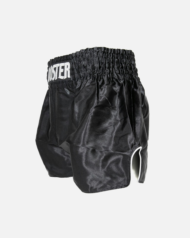Pantaloncini Muay Thai Booster Plain V2 – Nero