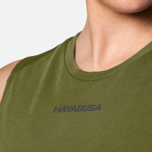Hayabusa Tanktop Damer - Olivengrøn