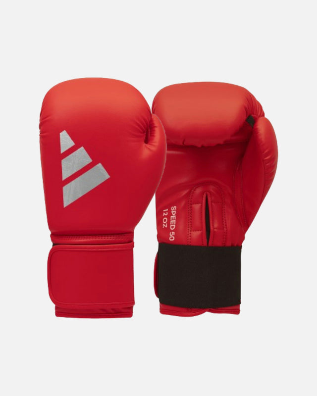 Adidas Bokshandschoenen Speed 50 - Rood/Zilver