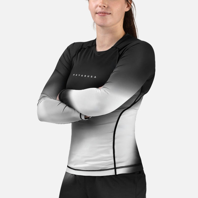 Rashguard Hayabusa Apex Nova Maniche Lunghe Donna – Grigio