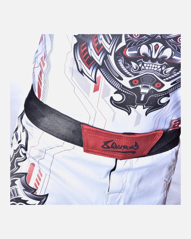 8 WEAPONS Rashguard Samurai 2.0 - Wit/Rood