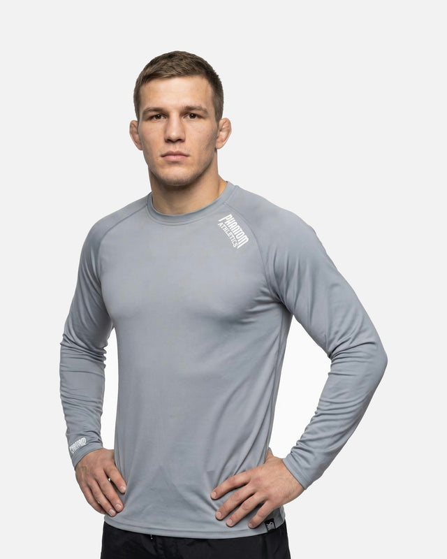 T-shirt d'entraînement Phantom Athletics Tactic Manches longues – Gris