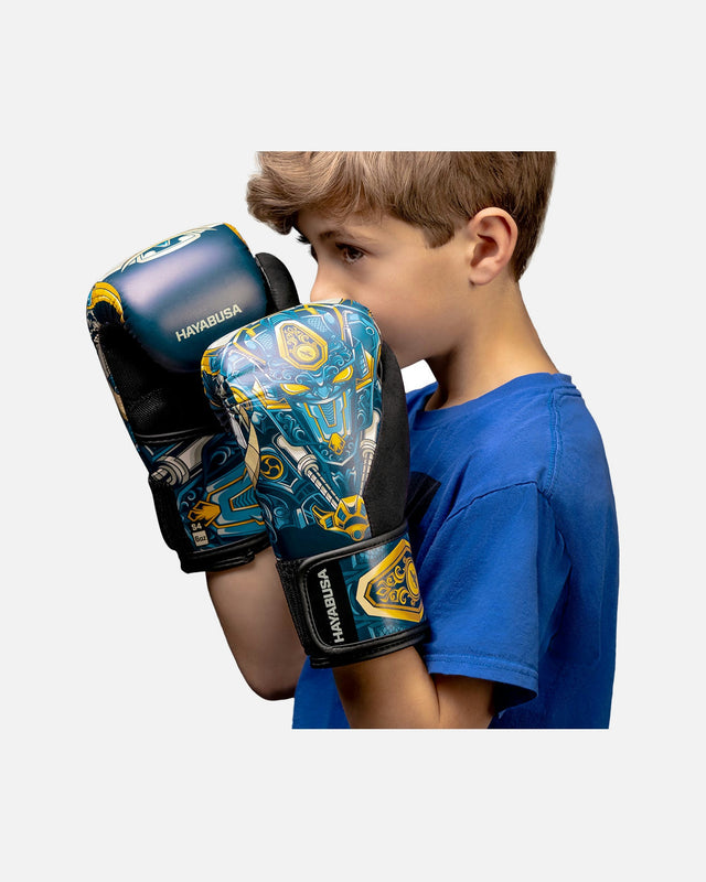 Hayabusa Boxhandschuhe S4 Epic Kinder – Blau