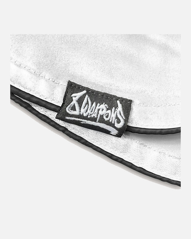 Calções de Muay Thai 8 WEAPONS Mongkol – Branco/Preto