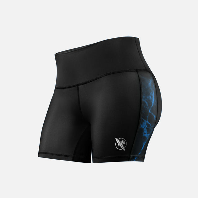 Kompresní kraťasy BJJ Hayabusa x UFC – Černé/Modré