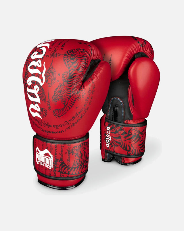 Mănuși de box Phantom Athletics Muay Thai – Roșu