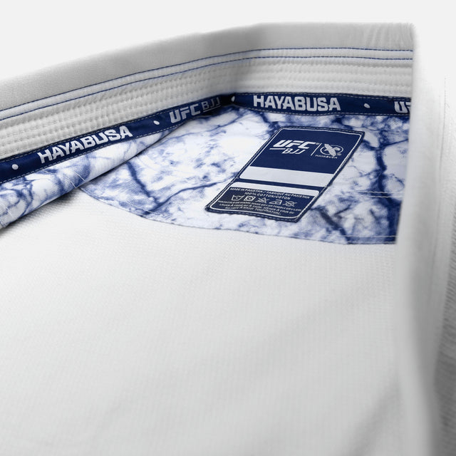 Kimono de BJJ Hayabusa x UFC – Jaqueta Lightweight Mulher – Branco