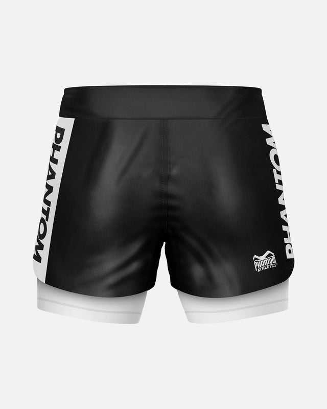 Shorts de compression Phantom Athletics Fusion-R 2in1 Ranked – Blanc