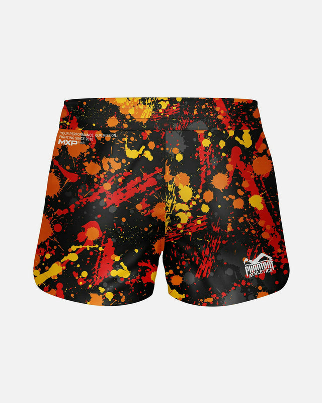 Phantom Athletics MMA-shorts Fusion Splatter – Rød