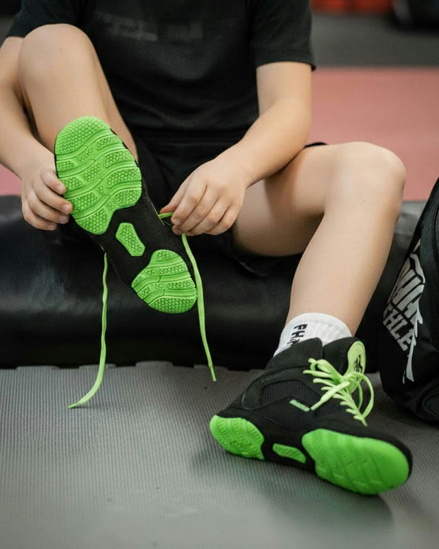 Phantom Athletics Brottningsskor Tactic Barn – Neon Grön
