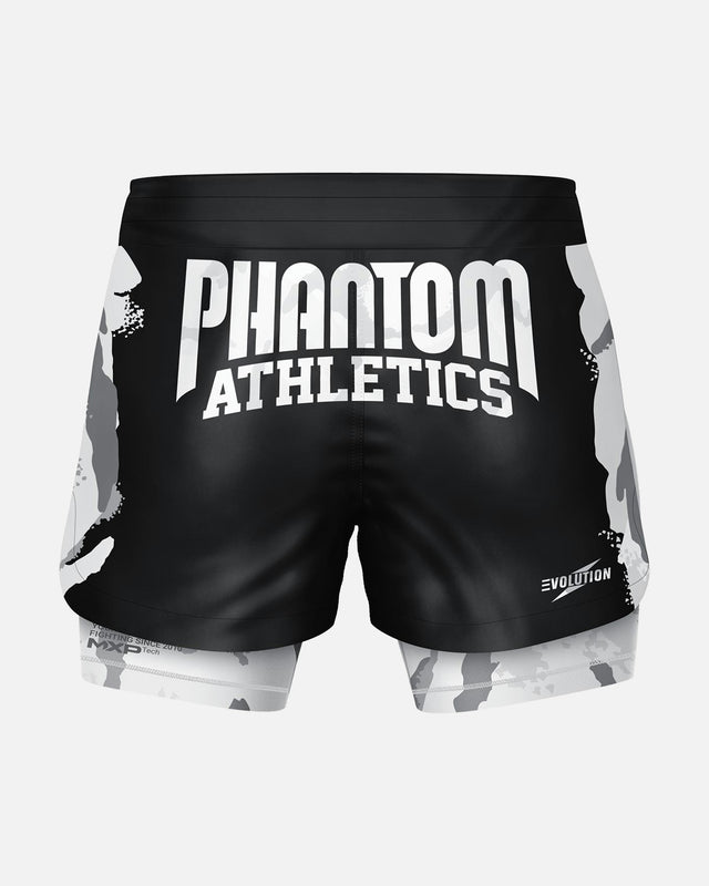 Phantom Athletics MMA Shorts Fusion 2in1 Warfare - Urban Camo