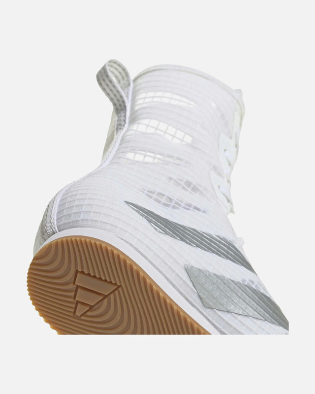 Botas de boxe Adidas Box Hog 4 – Branco/Prata