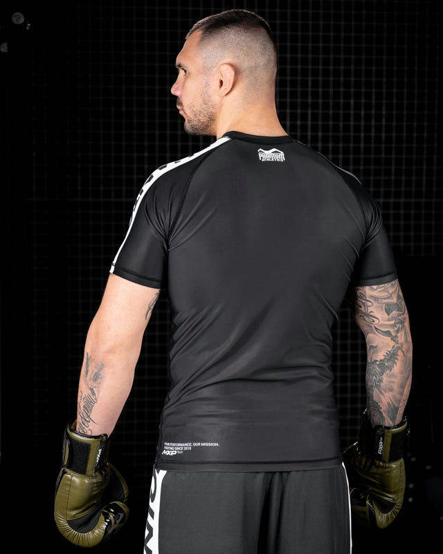 Phantom Athletics Rashguard EVO Apex Maniche Corte – Nero
