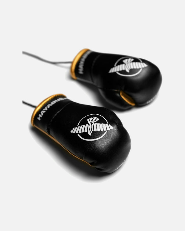 Luvas de boxe Hayabusa Mini – Preto/Ouro