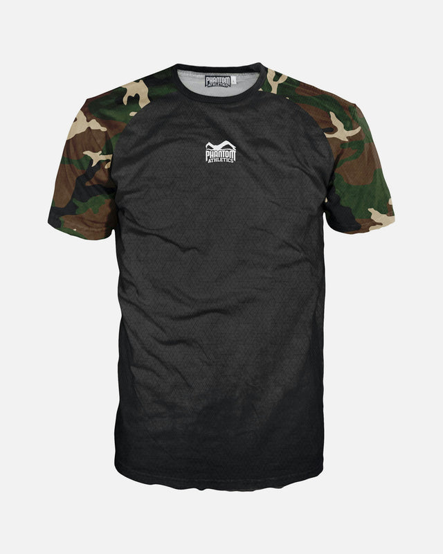 Tréninkové tričko Phantom Athletics EVO Camo – Woodland