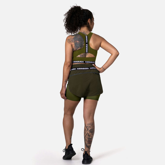 Brassière de sport Hayabusa Crossback – Femme Olive
