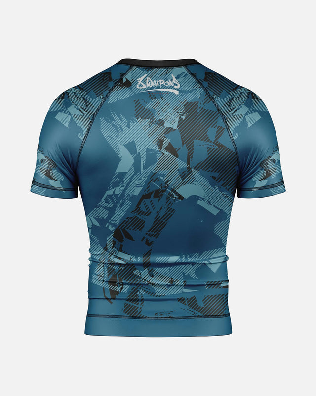 Rashguard 8 WEAPONS Hit 2.0 – Blu scuro/Nero