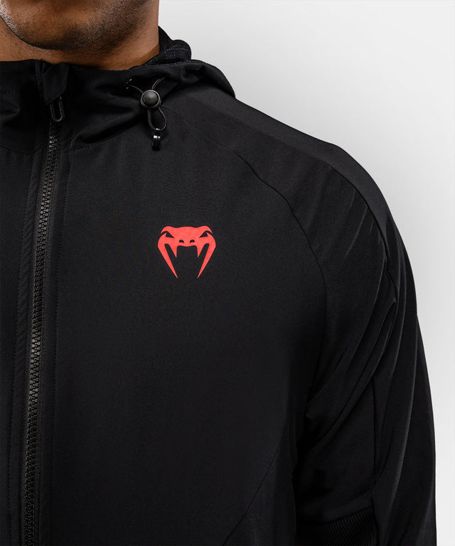 Casaco Venum x Roger Gracie Signature – Preto/Vermelho