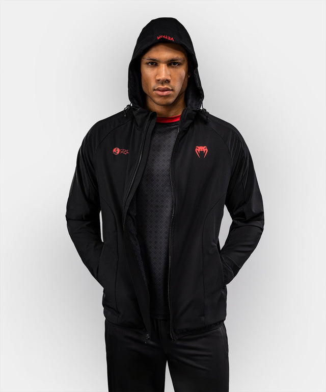Casaco Venum x Roger Gracie Signature – Preto/Vermelho