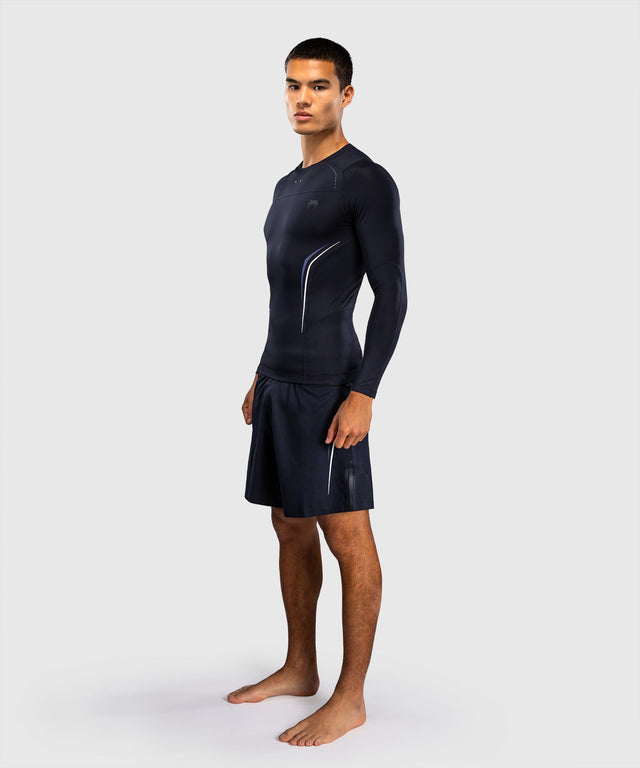 Rashguard Venum G-Core Maniche Lunghe – Blu Navy/Bianco