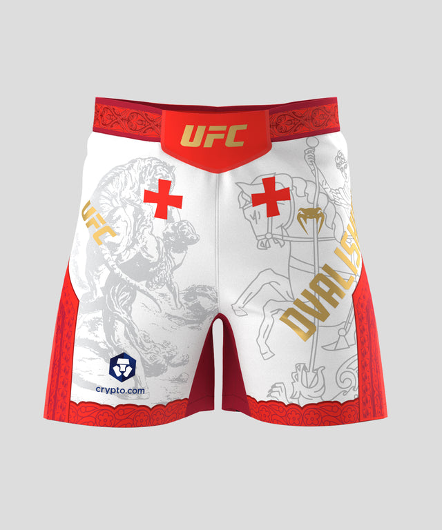 Venum UFC MMA Shorts Unrivaled Merab Dvalishvili – White/Red