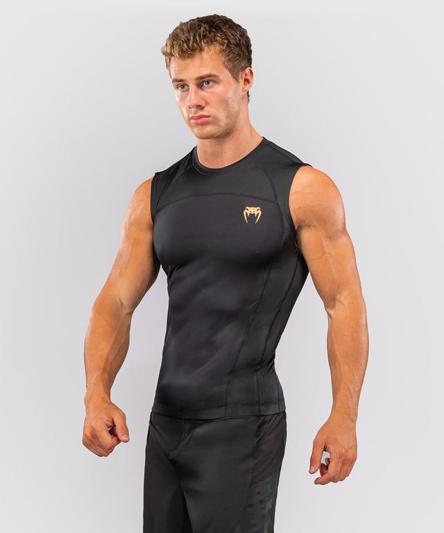 Rashguard Venum G-Fit Revolution sin mangas – Negro/Cobre